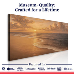 Beach Shoreline Coastal Wall Art VIII